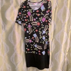 LuLaRoe Julia Dress Colorful Casual and Comfortable Buy More/Save More Sz Medium